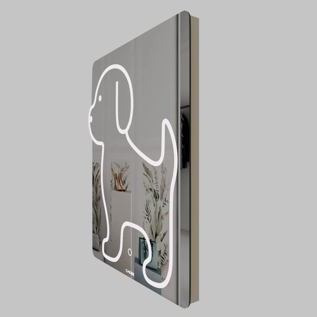 LED Mirror 37 – Dog Shape Kids LED Bathroom Mirror