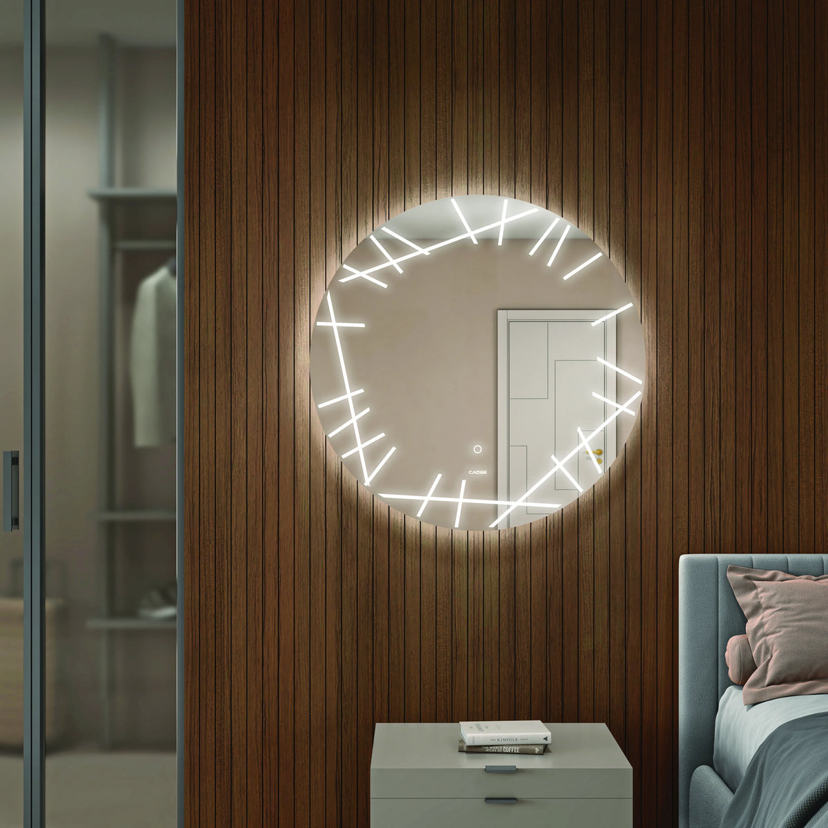 LED Mirror 19 – Aesthetic Round Backlit LED Light Bathroom Mirror