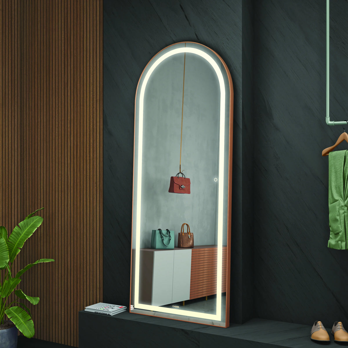 S 05 – Pebble Shape Frame Bathroom Mirror