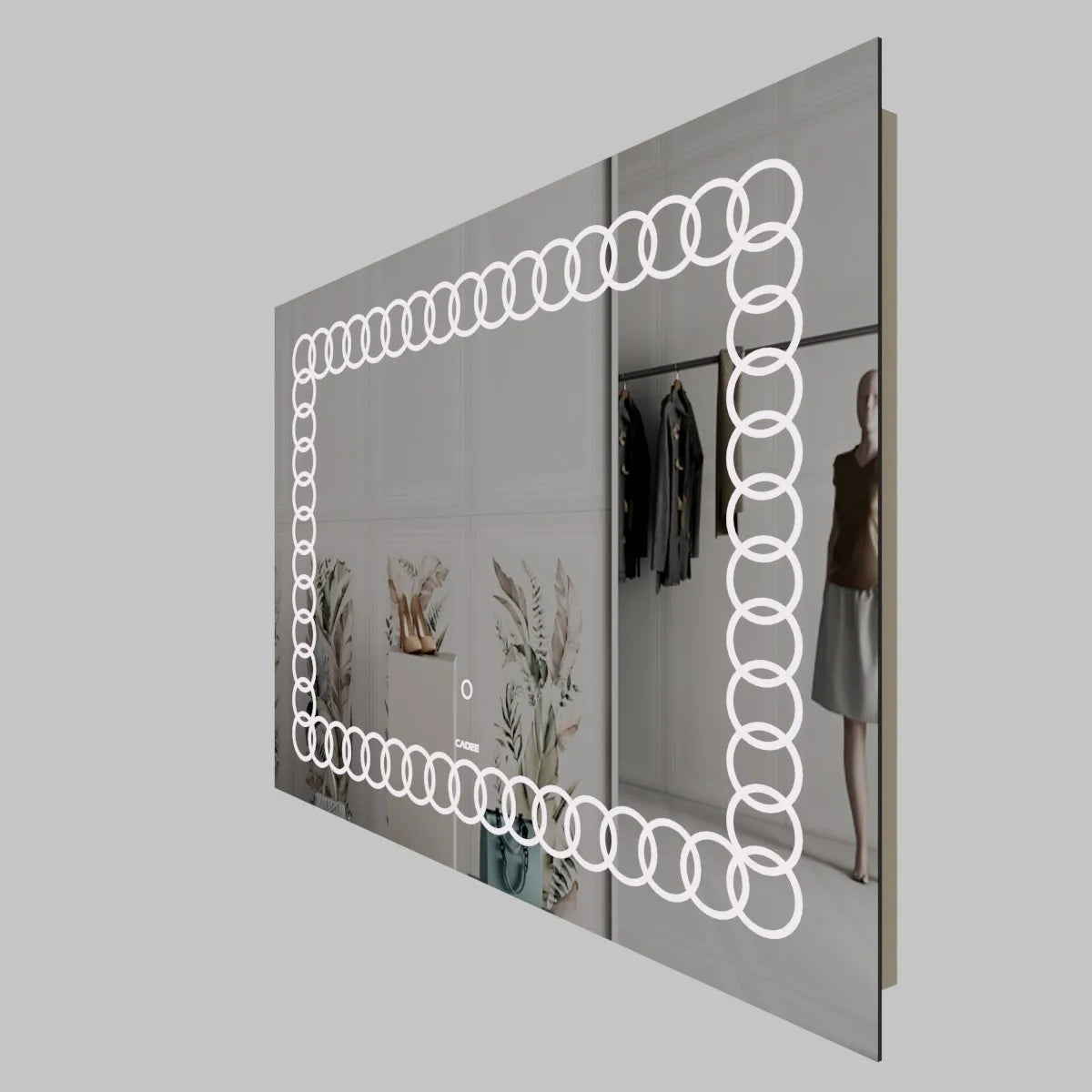 LED Mirror 009 Chain Ring LED Bathroom Mirror