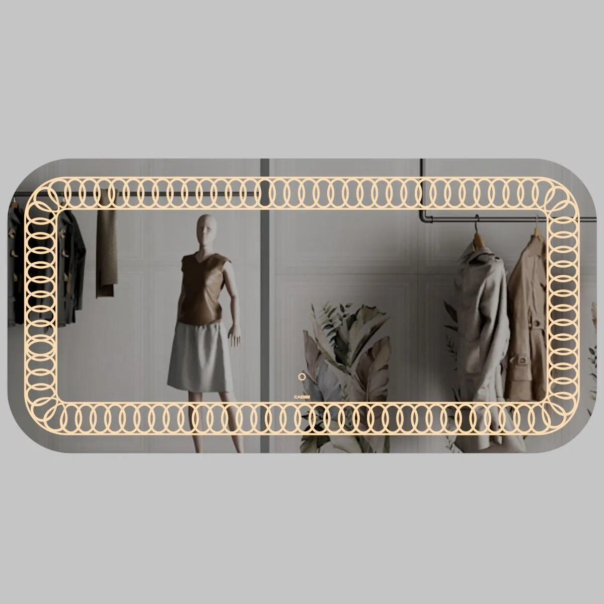 LED Mirror 032 – Slinky Chain LED Bathroom Mirror