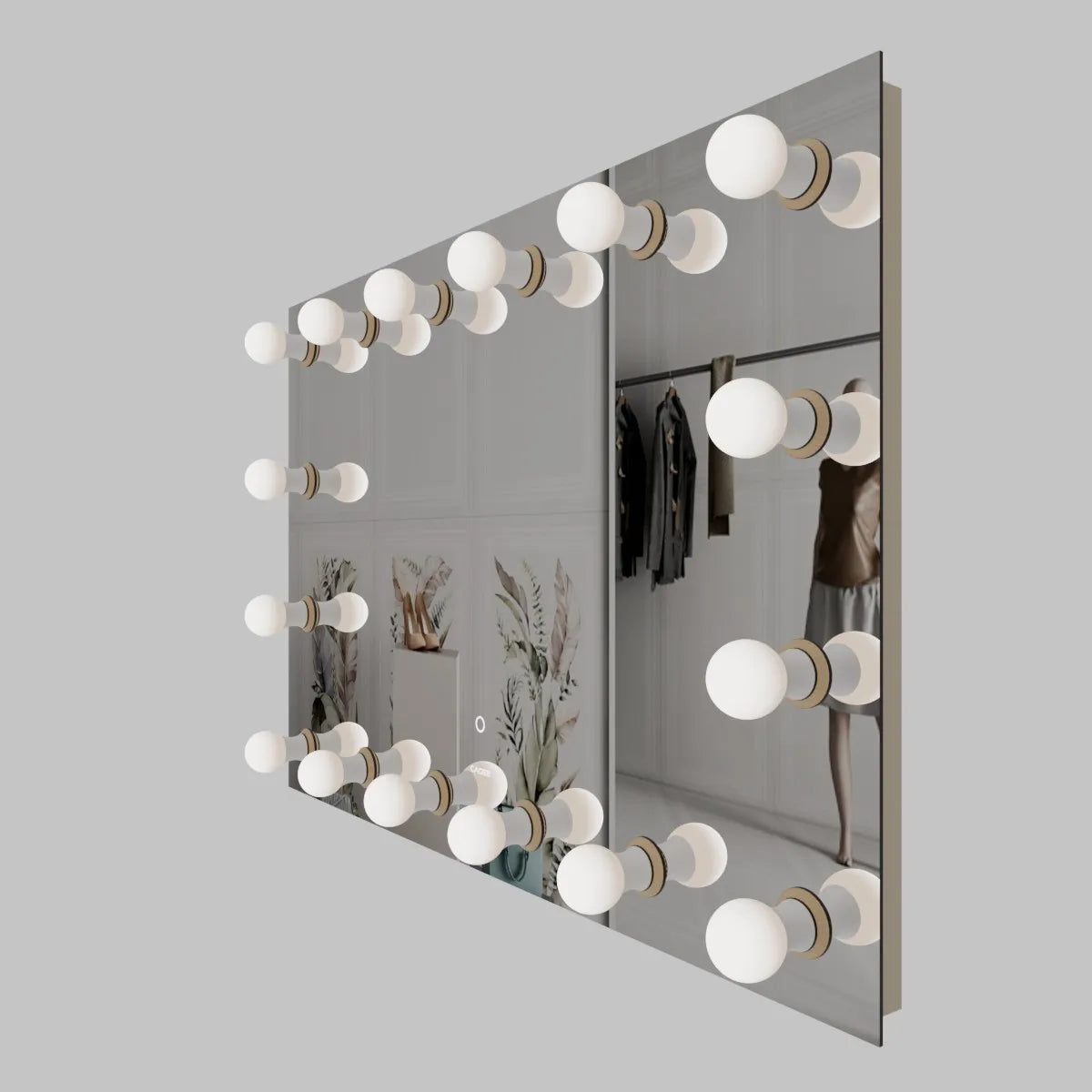 HM 01 RECTANGLE HOLLYWOOD MIRROR