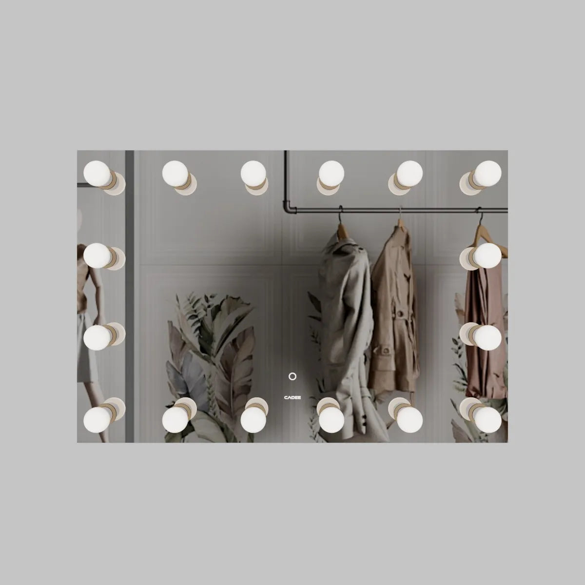 HM 01 RECTANGLE HOLLYWOOD MIRROR