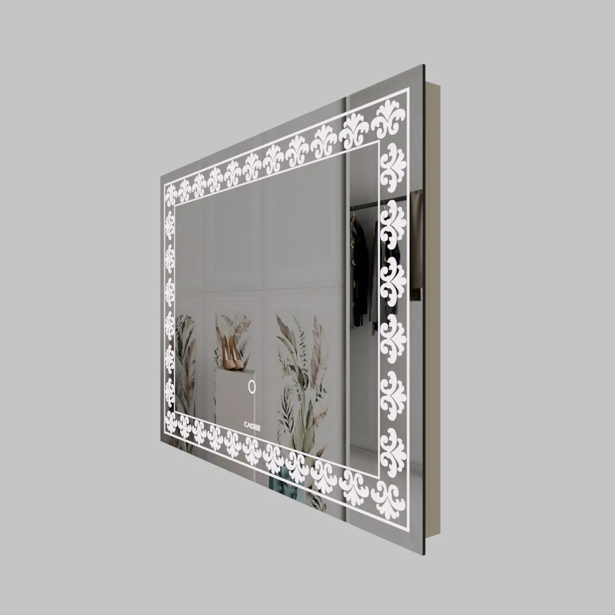 LED Mirror 006  Vintage LED Bathroom Mirror