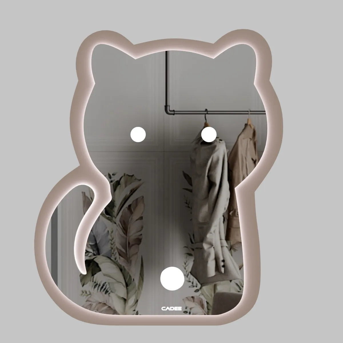 LED Mirror 38 – Cat Shape Kids LED Bathroom Mirror