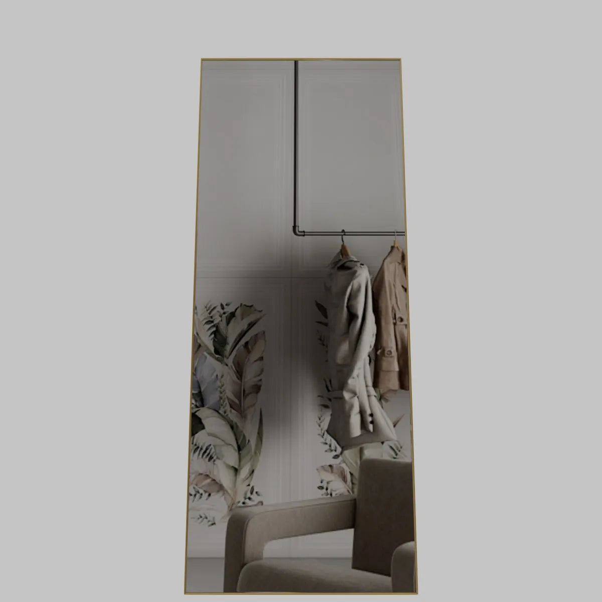 ST 02 – Rectangle Shape Frame Standing Mirror