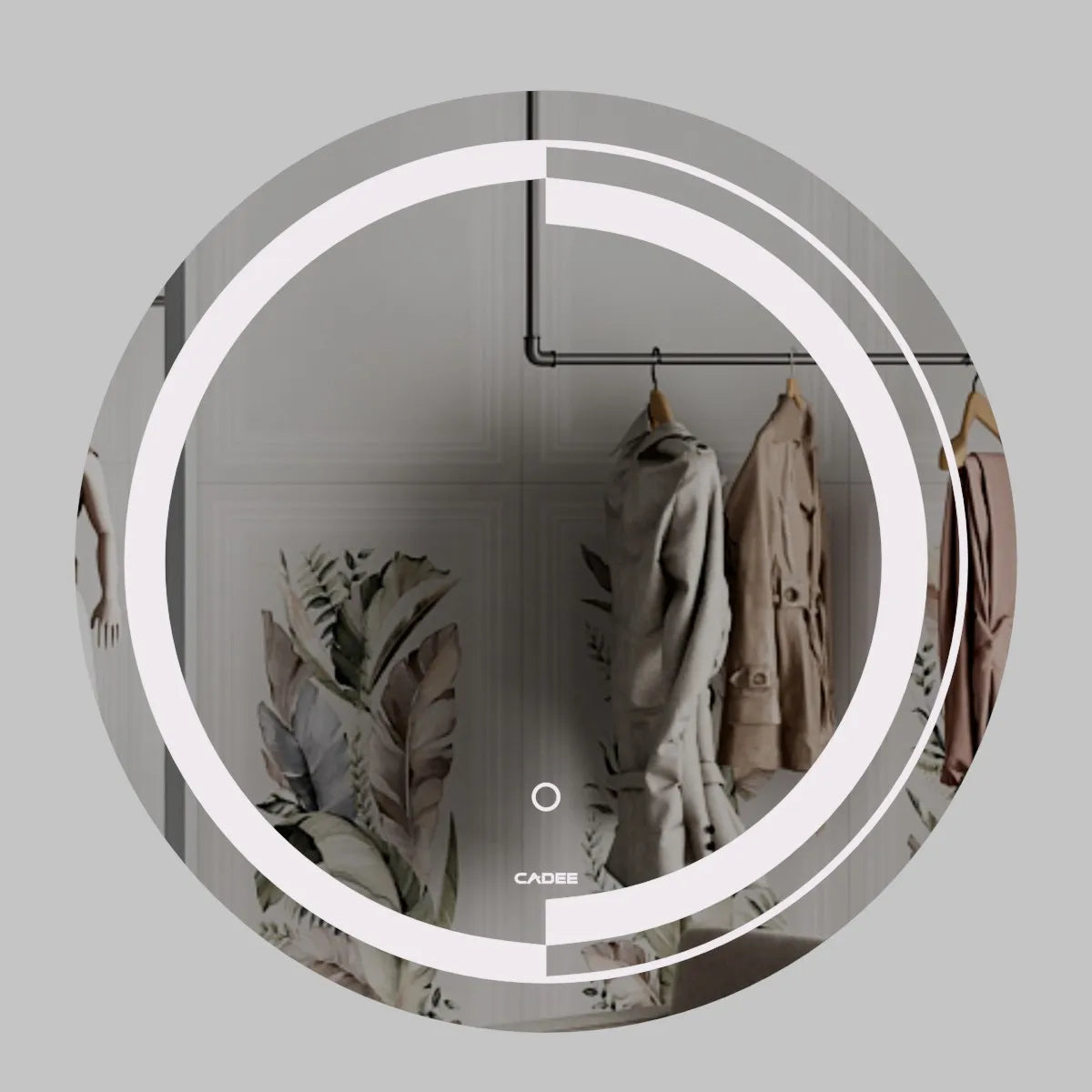 LED Mirror 020 – Dual Circle Front-Lit Round Bathroom Mirror