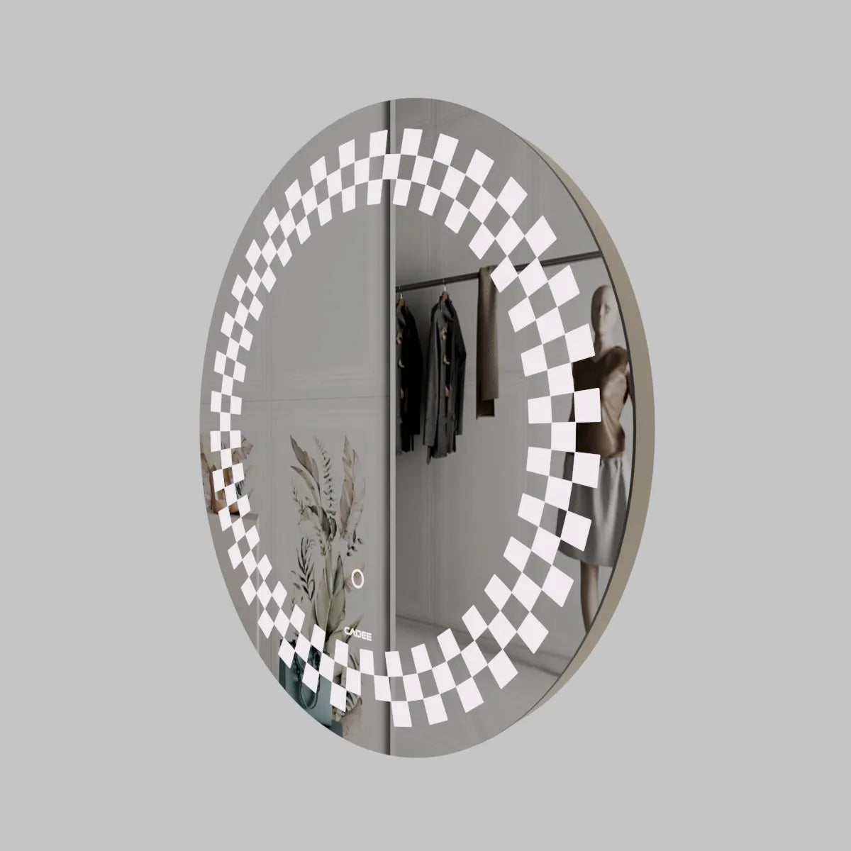 LED Mirror 23 – Crescent Moon Backlit LED Bathroom Mirror