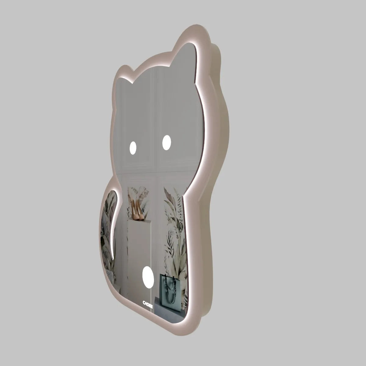 LED Mirror 38 – Cat Shape Kids LED Bathroom Mirror