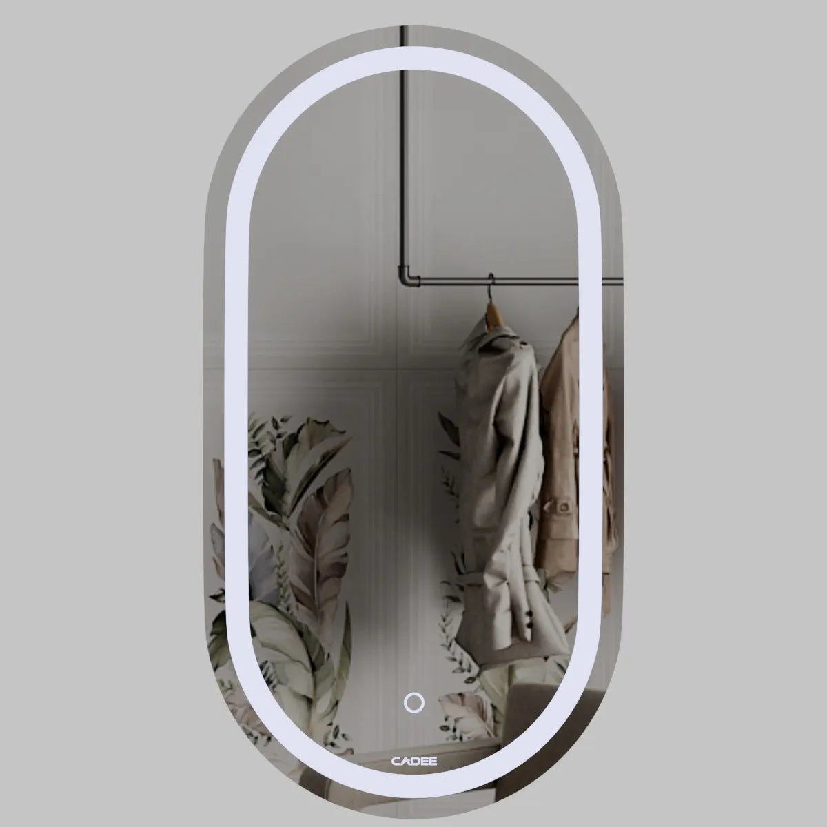 LED Mirror 031 – Capsule Shape Front-Lit LED Bathroom Mirror
