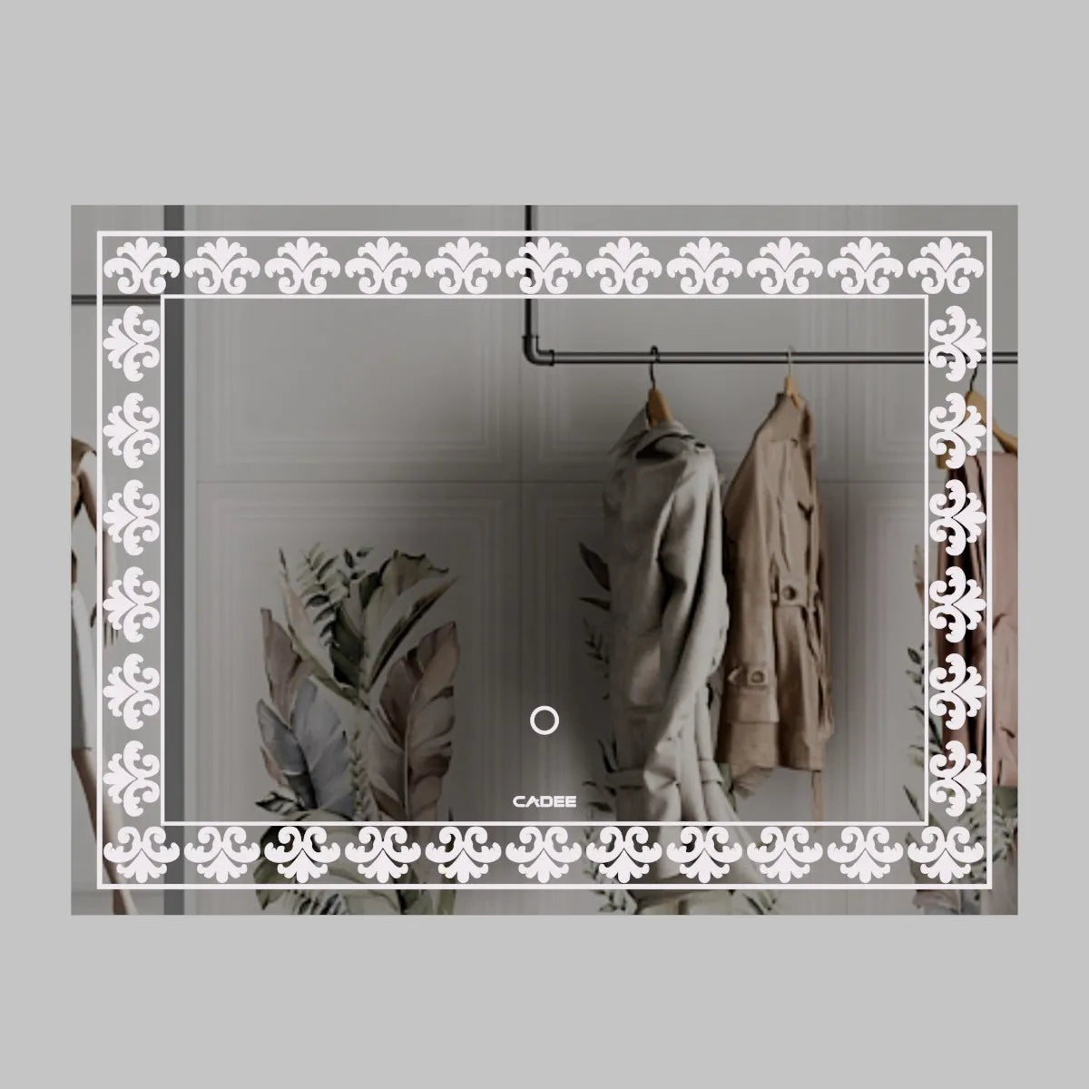LED Mirror 006  Vintage LED Bathroom Mirror