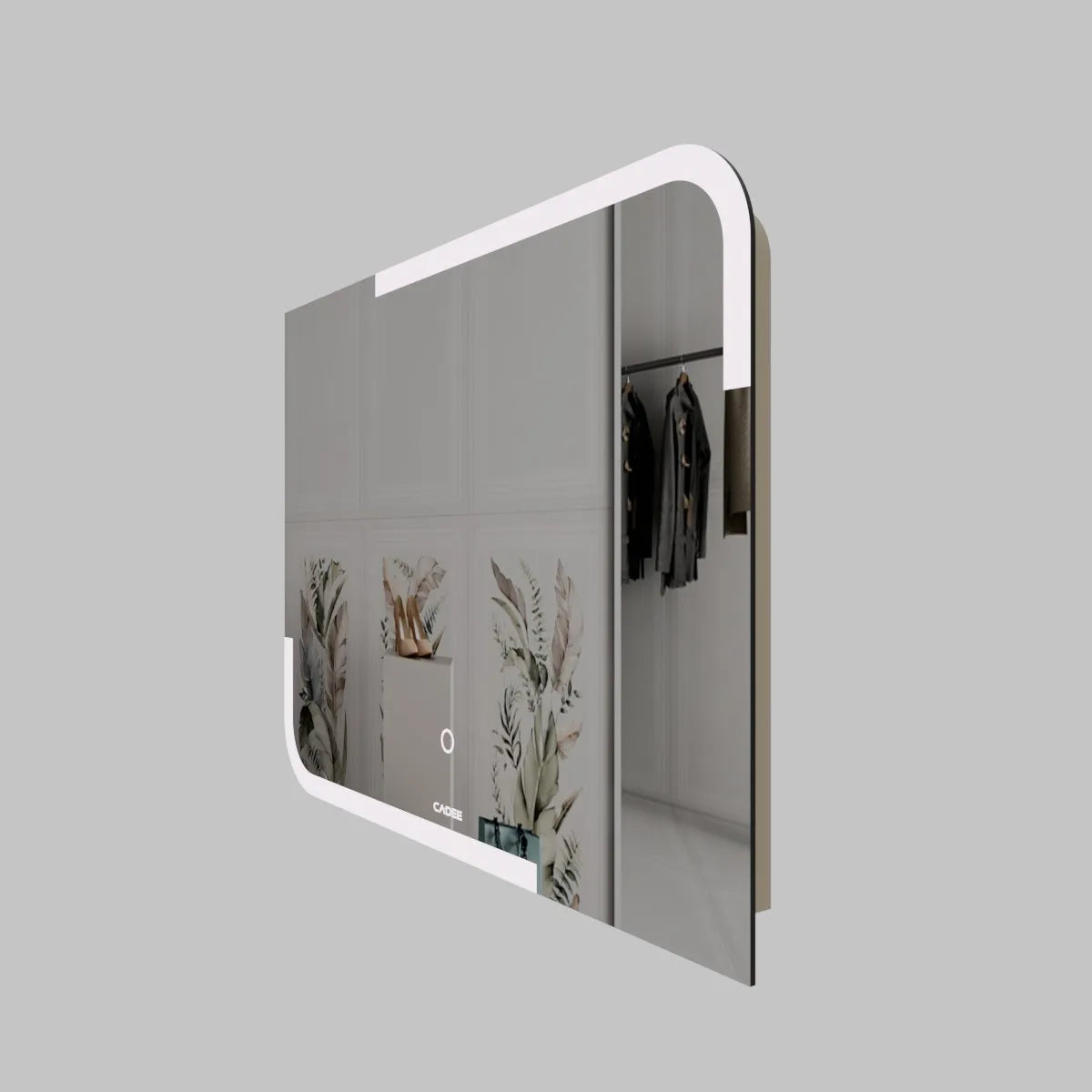 LED Mirror 14  Capsule Edge Backlit LED Light Bathroom Mirror