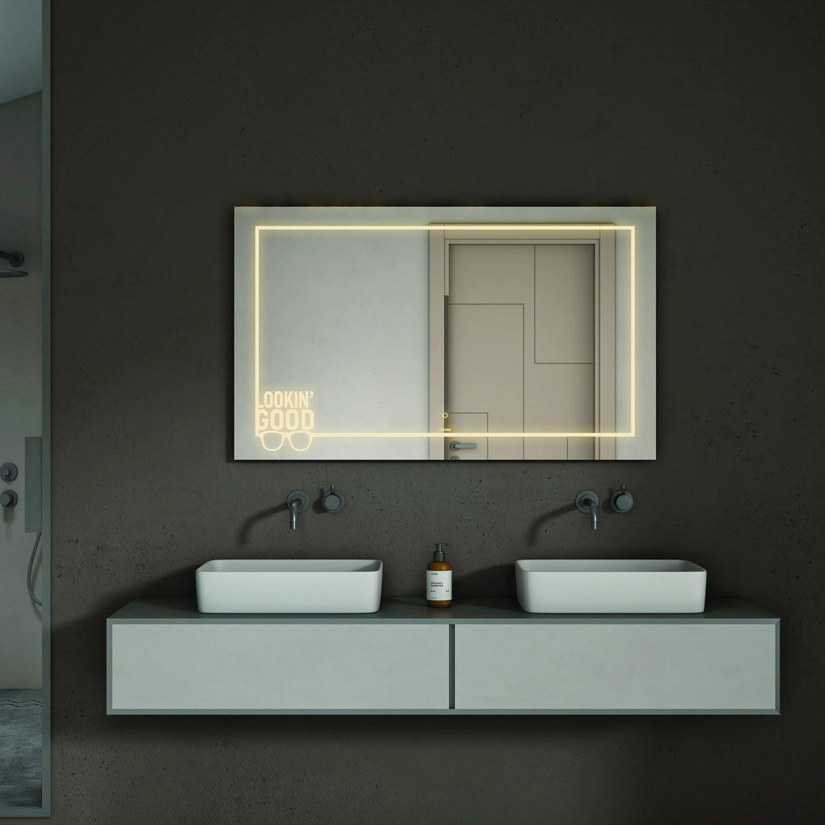 LED Mirror 033 – Rectangular Front-Lit LED Bathroom Mirror
