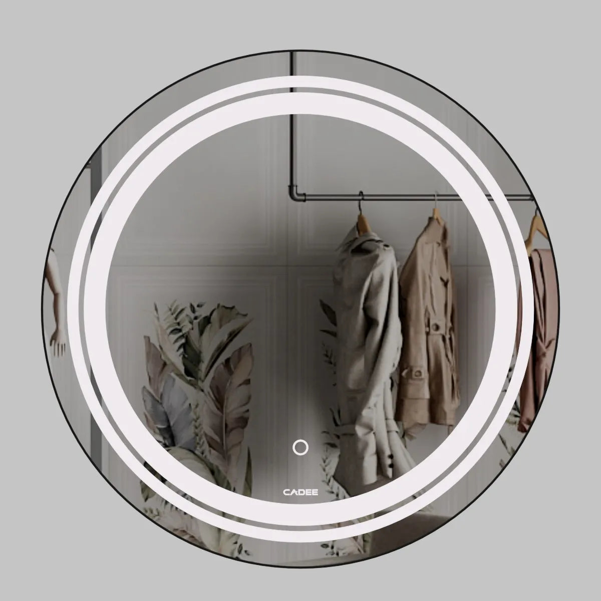 LED Mirror 025 – Dual Ring Round LED Bathroom Mirror