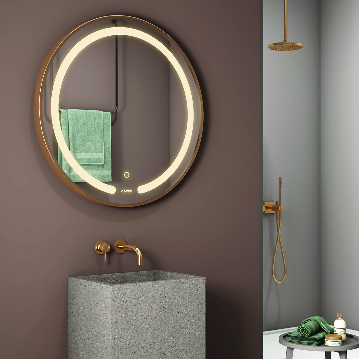 LED Mirror 018 – Smart Round LED Bathroom Mirror