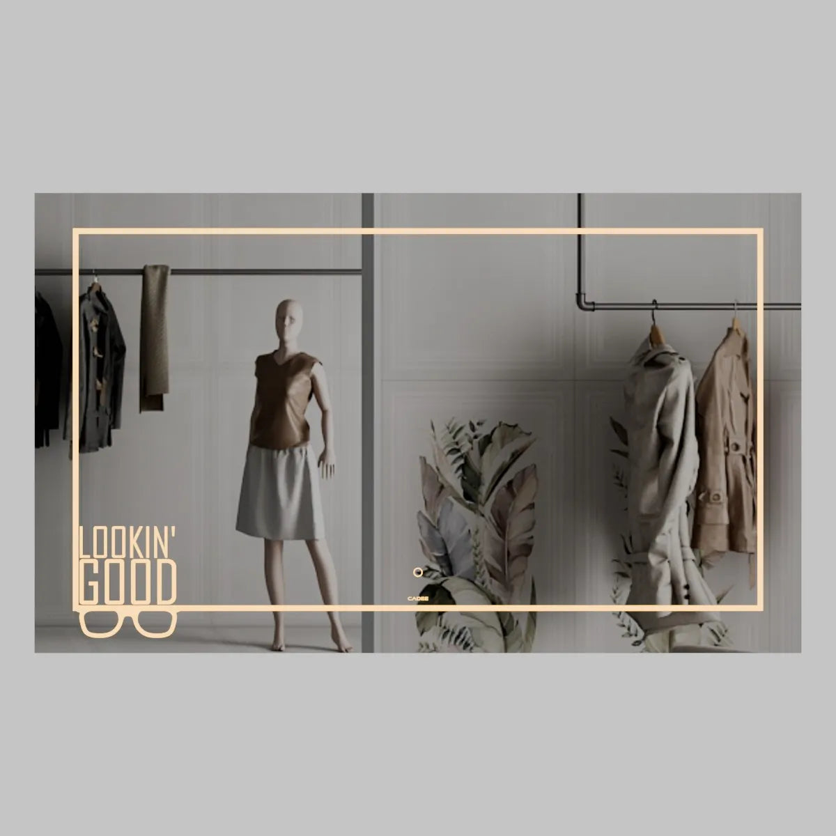LED Mirror 033 – Rectangular Front-Lit LED Bathroom Mirror