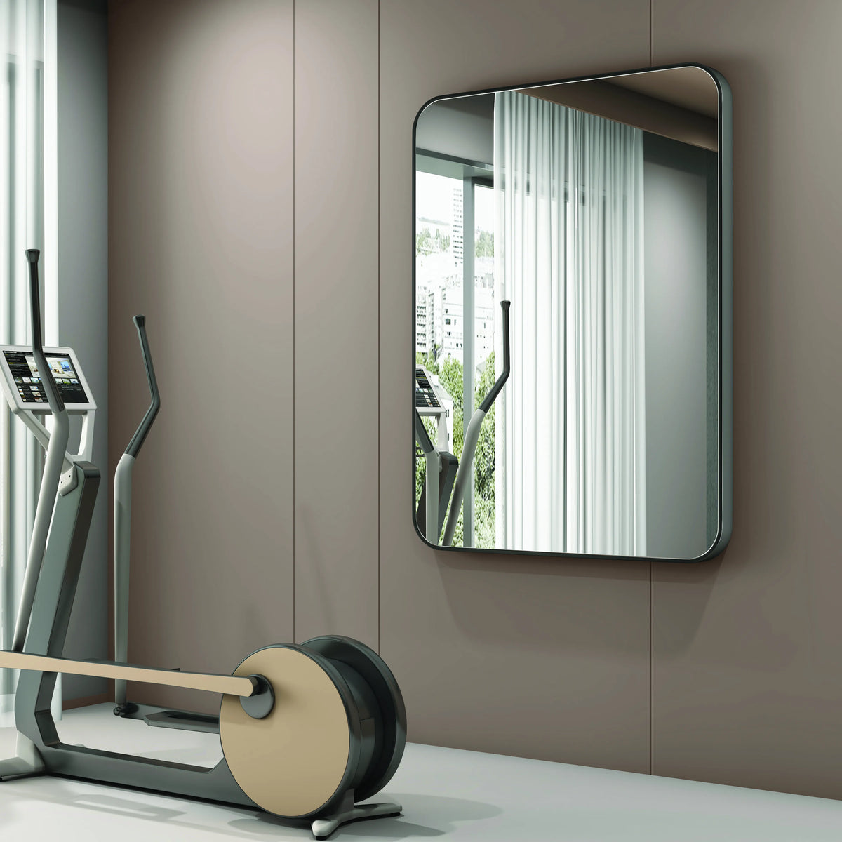 S 04 – Rectangular Frame Bathroom Mirror