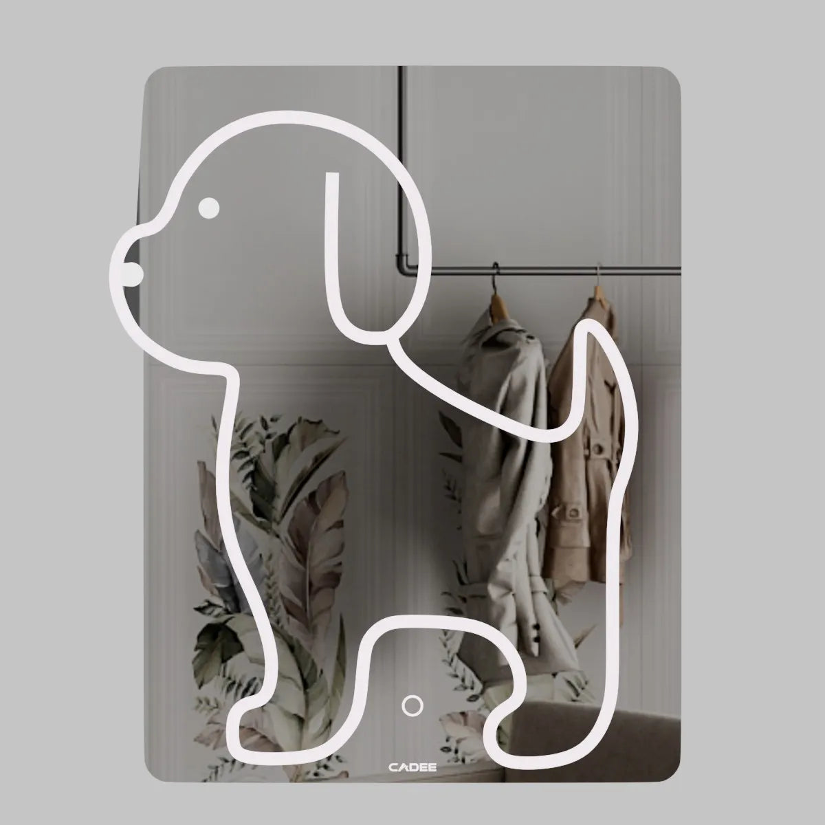 LED Mirror 37 – Dog Shape Kids LED Bathroom Mirror