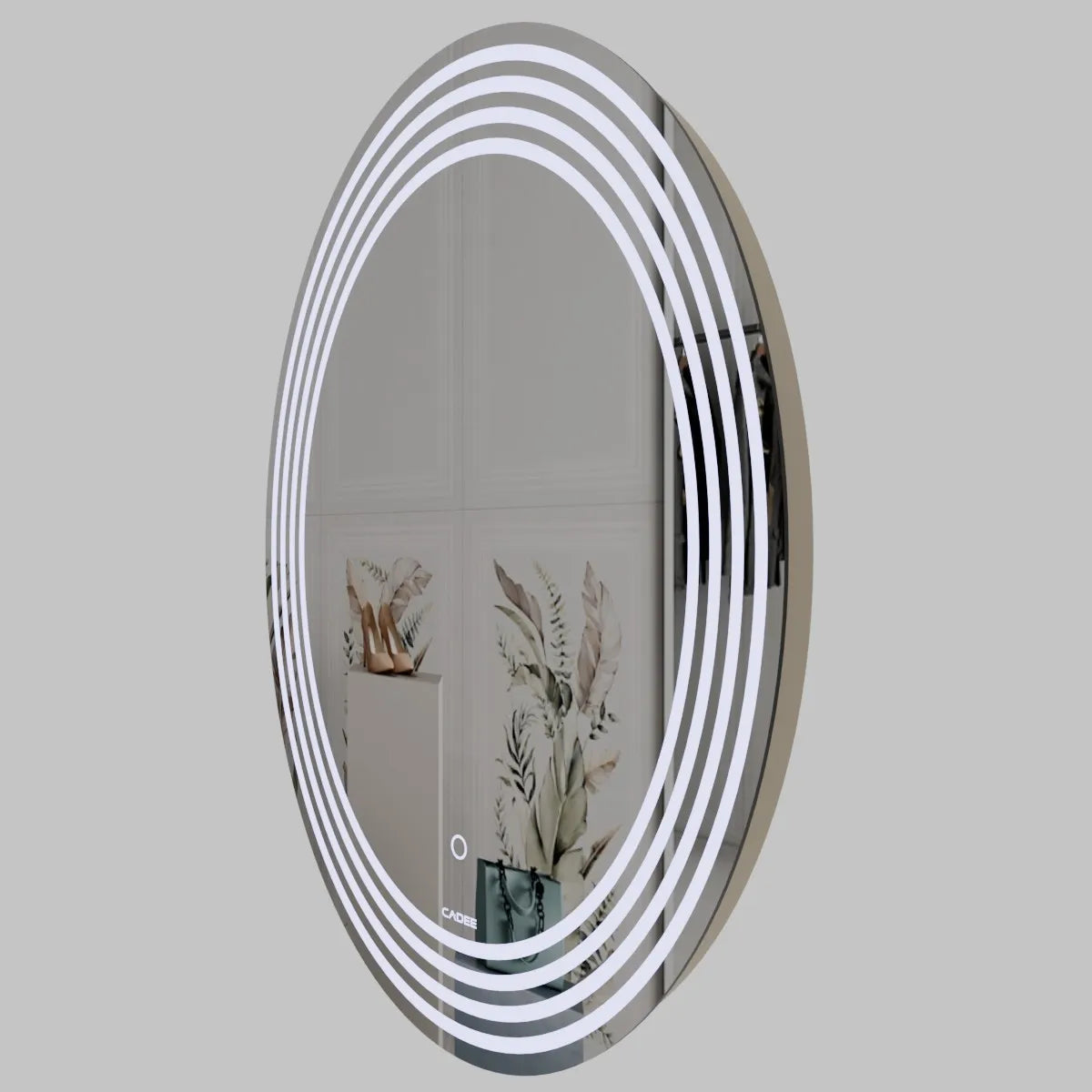 LED Mirror 016 – Oval Multi Rings Illuminated Bathroom Mirror