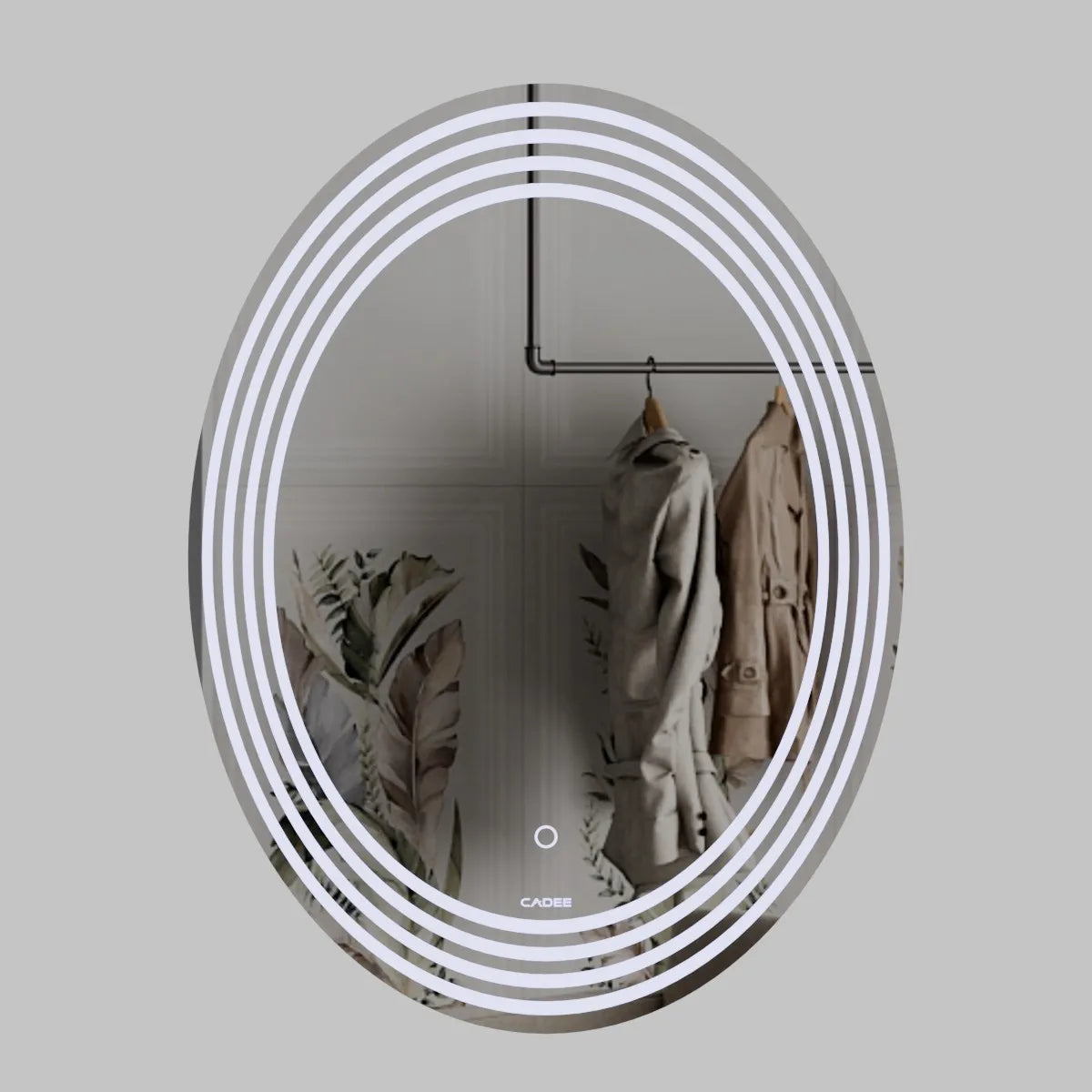 LED Mirror 016 – Oval Multi Rings Illuminated Bathroom Mirror